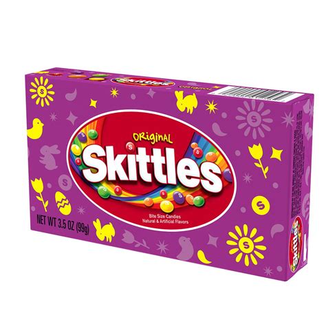 Skittles Original Easter Candy Theater Box 35 Oz