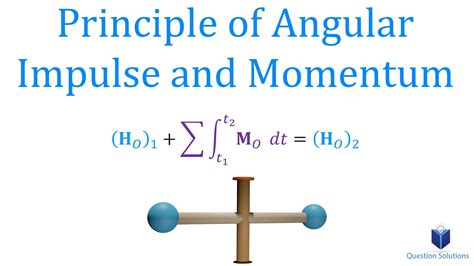 Principle Of Angular Impulse And Momentum Learn To Solve Any Problem