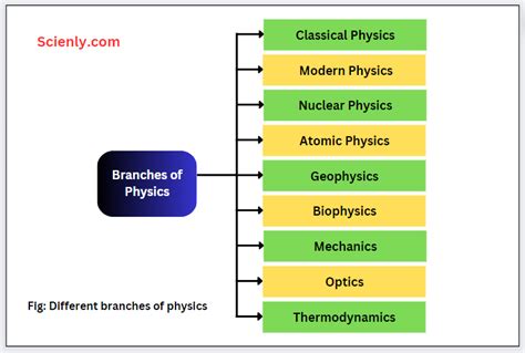 Branches Of Physics Physics Fields Scienly