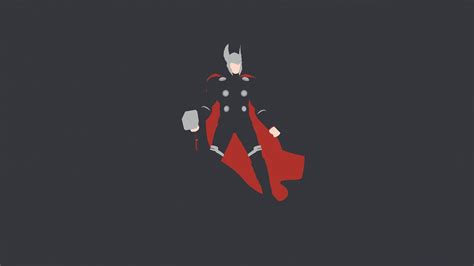 Thor Minimalism Hd Hd Artist 4k Wallpapers Images