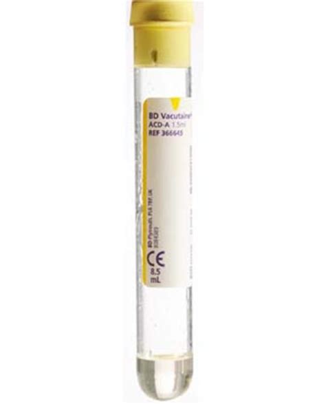 Bd Vacutainer Acd A Blood Collection Tubes Platelet Rich Plasma Hot