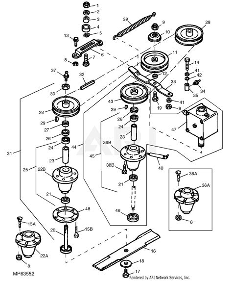 John Deere 60 Inch Mower Deck Parts Diagram Mia Unikate