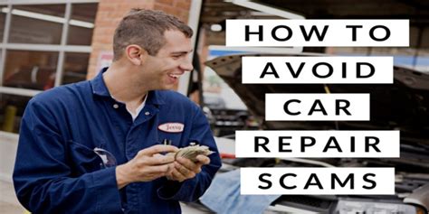 How To Avoid Car Repair Scams