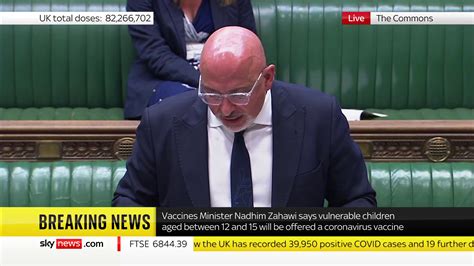 Sky News On Twitter Breaking Vaccines Minister Nadhim Zahawi Says By