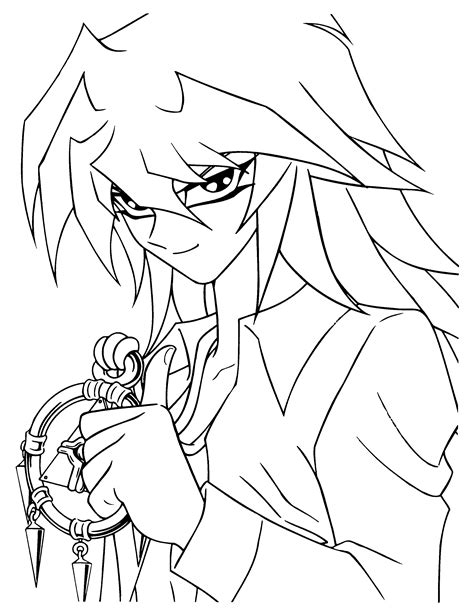 Here, in these coloring pages, the main character is presented in various poses with different expressions. Yu Gi Oh 5ds Coloring Pages Coloring Pages