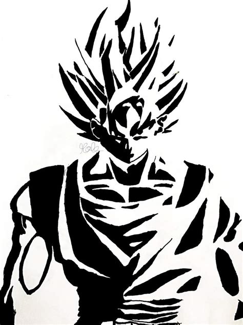 During this time, the father and son logo were seen for the first time. Shadow art Vegito | DragonBallZ Amino