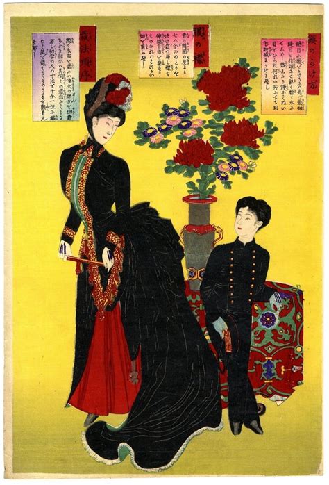 the kimono lady japanese prints japanese art meiji era