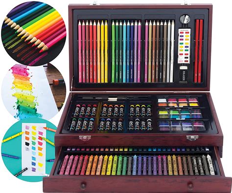 Art 101 Painting Drawing Art Kit For 9 12 Year Olds 142 Piece Art Kits