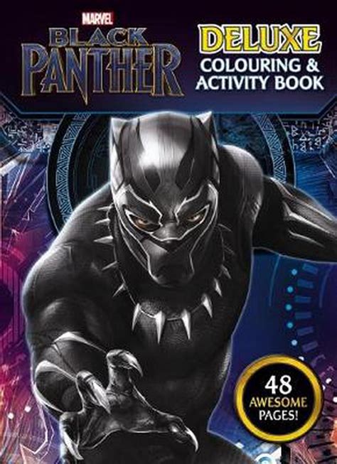 Marvel Black Panther Deluxe Colouring And Activity Book English