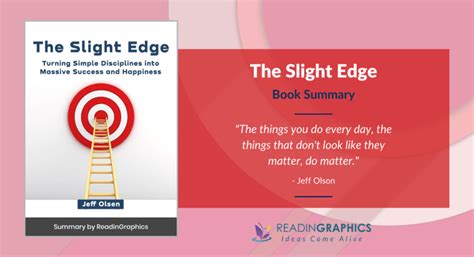 Book Summary The Slight Edge Jeff Olson