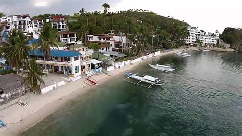 Dji Phantom Flying Over Sabang Beach Puerto Galera Youtube