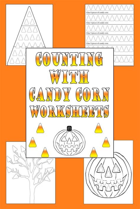 4 Printable Counting With Candy Corn Worksheets Candy Corn