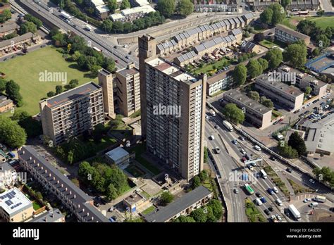 Aerial View Of Balfron Tower In Poplar East London Stock Photo Alamy
