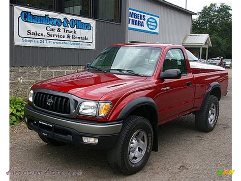 2004 Toyota Tacoma Regular Cab 4x4 In Impulse Red Pearl 429989