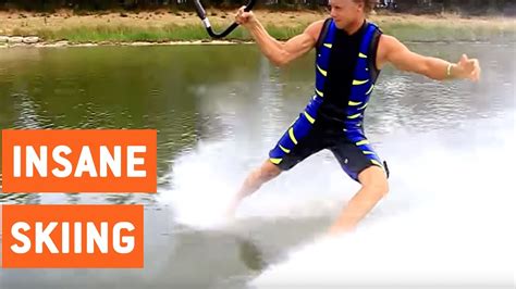Insane Barefoot Water Skiing Freestyle Walking On Water Youtube
