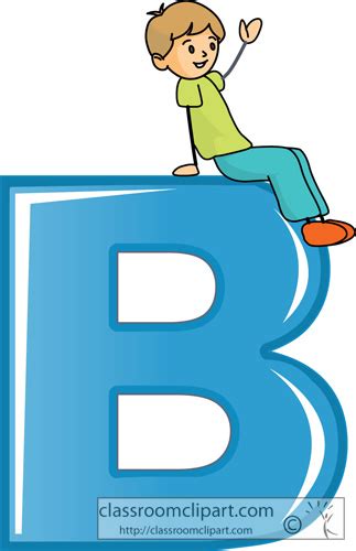 Popular baby boys names that start with b · benjamin · ben · benji · bronson · brody · bodhi · bodie · boden . Alphabets Clipart - children_alphabet_letter_b_ga2b ...