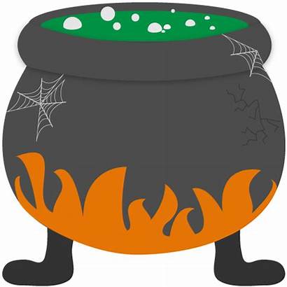 Cauldron Witch Clipart Bubbling Witches Icon Halloween