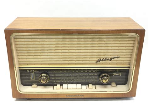 Lot Vintage Telefunken Hi Fi System Am Fm Tube Radio