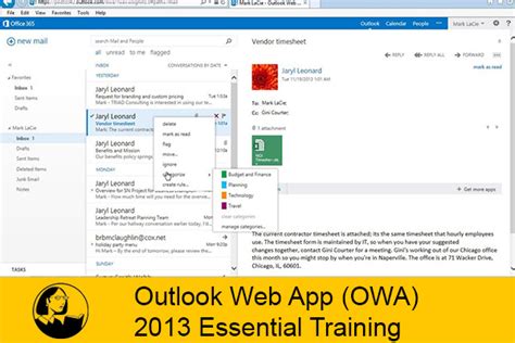 دانلود Outlook Web App Owa 2013 Essential Training