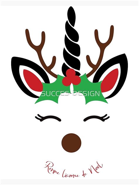 queen unicorn christmas poster for sale by succes design redbubble