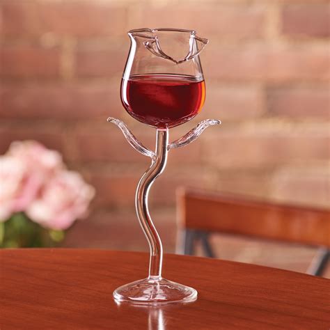 Rose Wine Glass Signals