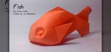 How To Make A Plump Origami Goldfish With Jo Nakashima Origami