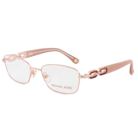 michael kors mk363 780 optical eyeglasses frame rose gold size 50 shopping