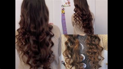 For really full, natural curls, simply pulling all your hair up and over near your forehead and securing it while you sleep will allow you to keep your hair from literally falling flat. 5 Minute No-Heat Curls! - YouTube