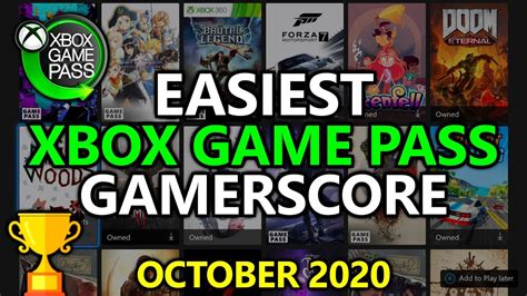 Easiest Xbox Game Pass Games for Gamerscore & Achievements – Updated