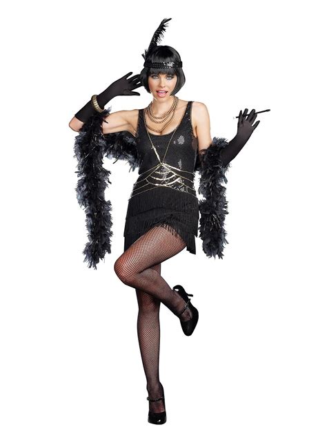 flapper deluxe sequin 1920s gangster gatsby charleston adult womens costume fruugo se