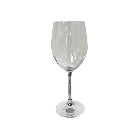 Set 6 Crystal Stemmed Wine Glasses Homeware Kitchenware Affordable Luxury Living