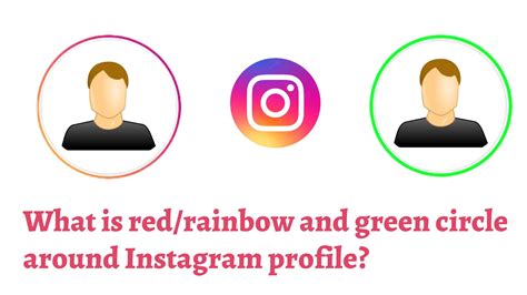 What Is Redrainbowgreen Circle In Instagram Profile