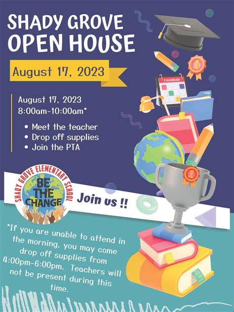 Open House Shady Grove Elementary School