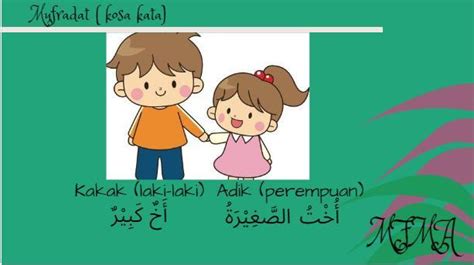 Bahasa Arab Kakak Laki Laki