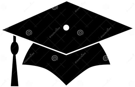 Black Graduation Hat Stock Vector Illustration Of Student 94137689