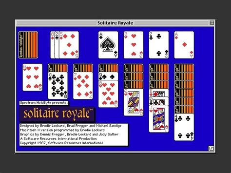 Solitaire Royale Macintosh Repository