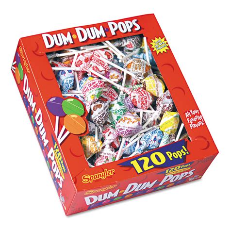 Dum Dum Pops Assorted Flavors Individually Wrapped 120 Count Box