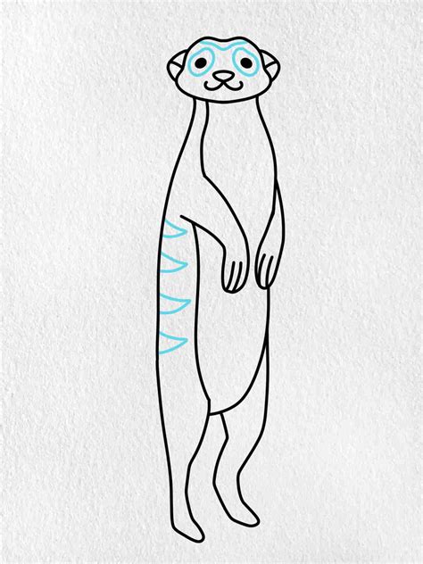 How To Draw A Meerkat Helloartsy