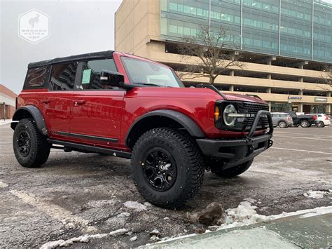 4 Door Rapid Red Bronco First Edition Out On The Town Bronco6g 2021