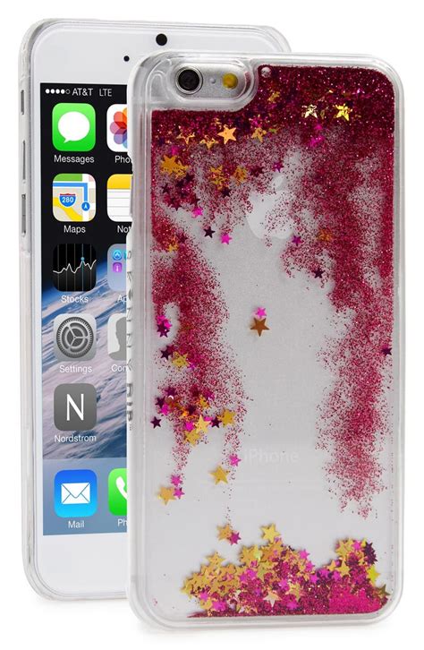 Skinnydip Glitter Liquid Iphone 66s Case Nordstrom