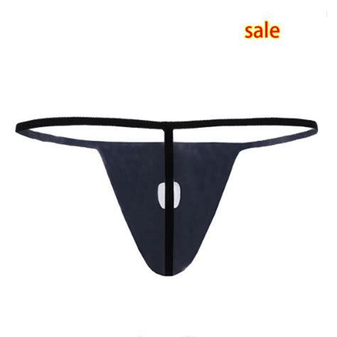 New Mens Male Metal Cockring Open Crotch Sexy G String Sex Toys Lovers Bikini Thongs Panties
