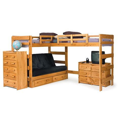 Maybe you would like to learn more about one of these? Chelsea Home L-Shaped Bunk Bed & Reviews | Wayfair