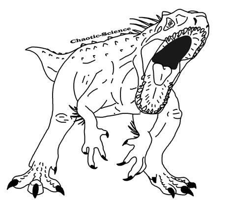 Ausmalbilder Dinosaurier Indominus Rex Malvorlagen Porn Sex Picture
