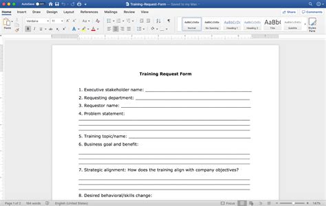 14 Training Request Form Templates To Supercharge Course Development