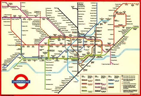 Printable London Underground Map Printable Blank World
