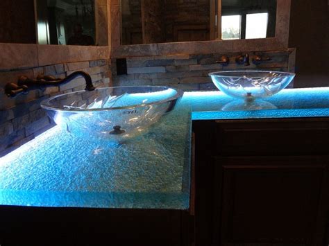 Check spelling or type a new query. 20 Bathrooms With Glass Countertop Designs