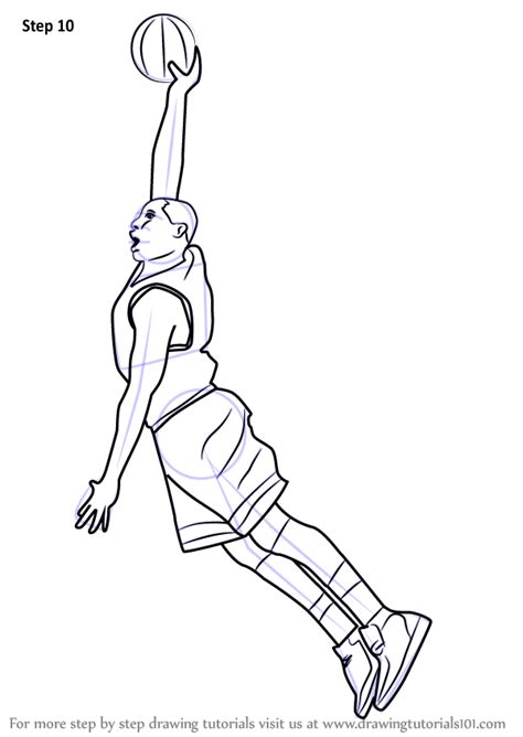 As you could see, this lesson was quite difficult, but at the end of this lesson we got a fairly realistic basketball player drawing. Step by Step How to Draw Basketball Player ...