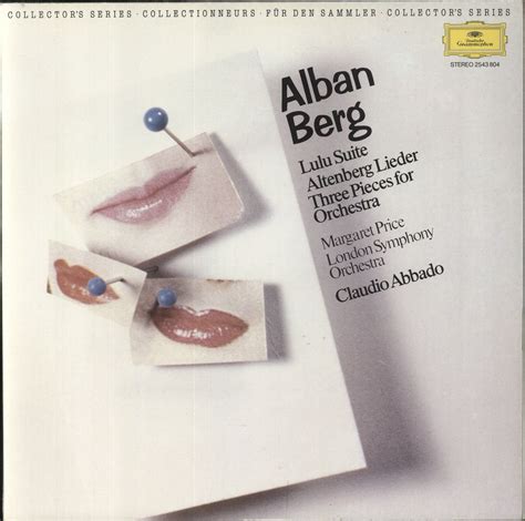 Alban Berg Lulu Suite Three Pieces For Orchestra Five Orchestral S