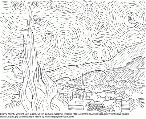 Vincent Van Gogh Sunflowers Coloring Page Sketch Coloring Page