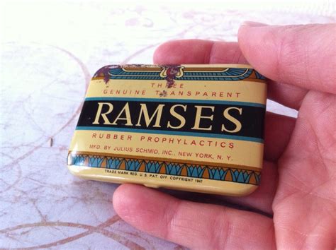 Antique Ramses Condom Tin